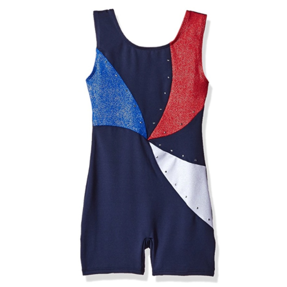 Jacques Moret Girls' Fun Gymnastics Biketard